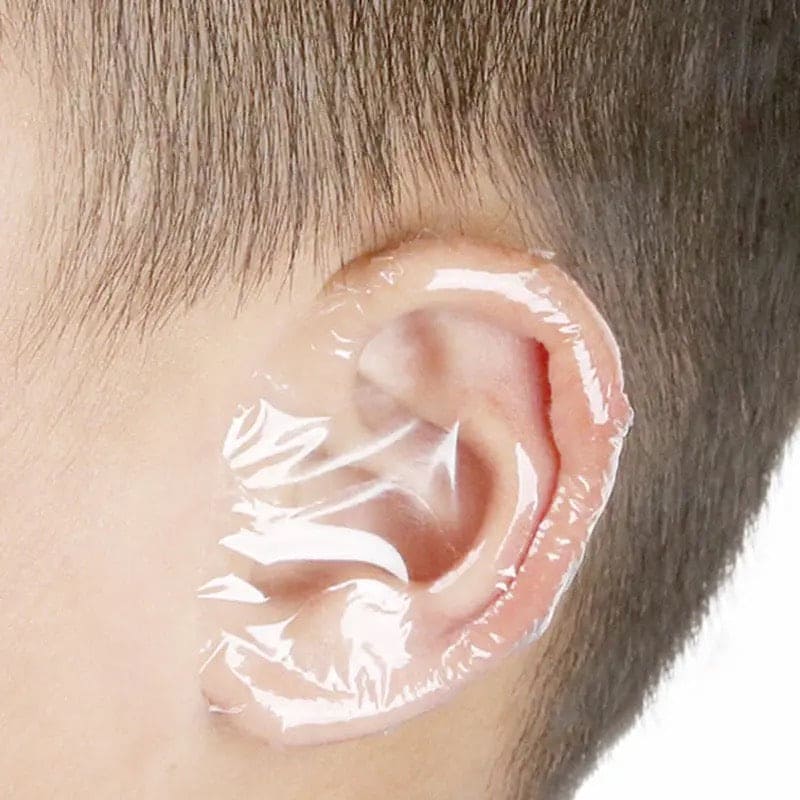 Set of 30 Disposable Waterproof Baby Ear Protector, Swimming Cover Caps, Salon Hair Dressing Dye Water Shampoo Shower Ear Care Cover, Waterproof Ear Muff Set of 30 Disposable Waterproof Baby Ear Protector, Swimming Cover Caps, Salon Hair Dressing Dye Water Shampoo Shower Ear Care Cover, Waterproof Ear Muff